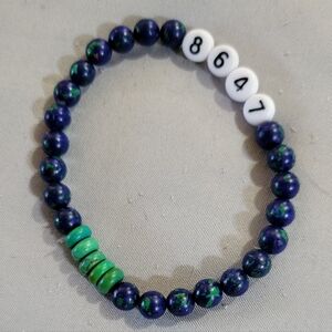 Azurite & Turquoise Good Trouble Bracelet